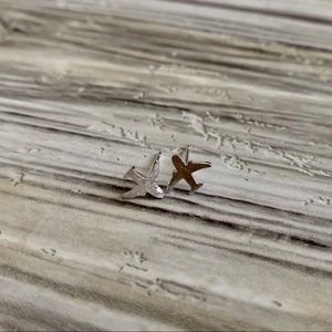 S925 Airplane Earrings